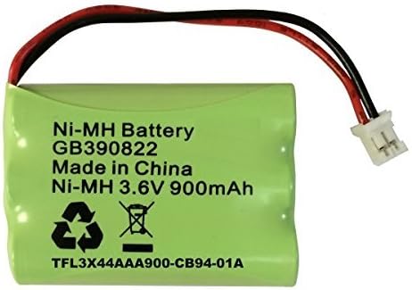 Replacement Battery for Motorola MBP18 Baby Monitor MBP18PU Rechargeable Battery Pack NiMH 3.6V 900mAh GB390822 TFL3X44AAA900-CB94-01A