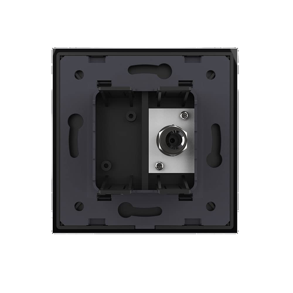 LIVOLO VL-C7 Presa Satellitare Con Pannello In Vetro – Touch Design Moderno, Colore Bianco - 5