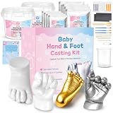 Nabance Baby Hand Casting Kit for 0-9 Months (4 Pack), DIY Hand & Footprint Mold, Baby Molding Kit Hands and Feet Suitable for New Mom Gift, Baby Shower, Christmas, First Birthday, Parties