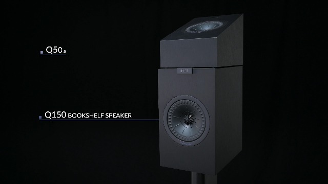 KEF Q150 Bookshelf Speaker, Passive, Satin Black (Pair) : Amazon