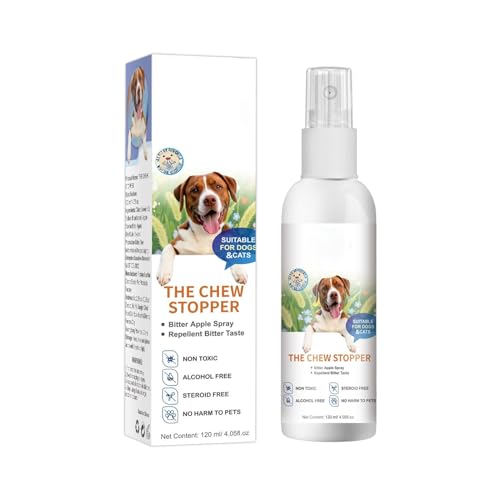 Spray Anti -Gato Y Ori-na para Perros, con Fórmula Segura, 120 Ml, Mascota Sin Pulverización De Ori-na, Ayuda para El Comportamiento De Entrenamiento De Mascotas, para Muebles, Sofá, Alfombra, Camas