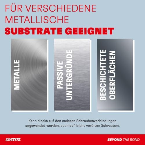 Schraubensicherung mittelfest Loctite 243 für Metallgewinde