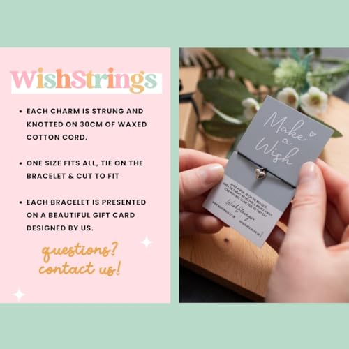 Special Friend, WishStrings Wish Bracelet on Gift Card | Thoughtful Gift under 5 pound | Sentimental Jewellery | Make a Wish best friends friendship bracelet - Image 3