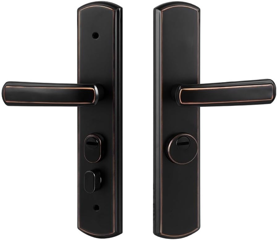 Indoor Anti-Theft Bedroom Door Lock Handle Accessories Alloy Silent