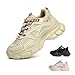 Gugifcto Scarpe Antinfortunistiche Donna Scarpe da Lavoro con Punta in Acciaio Antiscivolo Traspiranti Scarpe Sicurezza Leggere Comode Yellow 38 EU immagine
