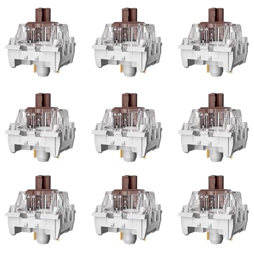 Image of Mechanical Gaming Keyboard Brown Switches,3 Pin 50gf RGB SMT Tactile Switch,Dustproof and Waterproof Switch (Brown,36PCS)