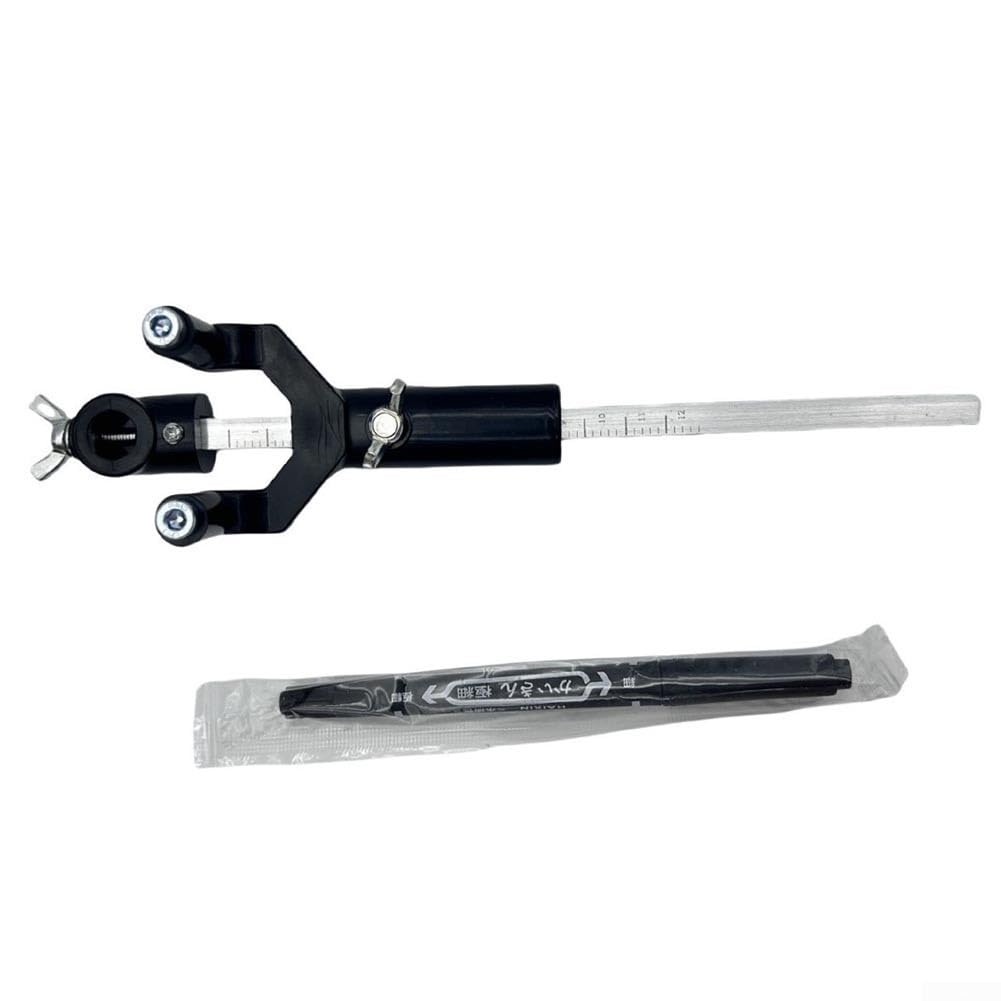 Eawfgtuw Kit di riparazione per lamiera Strumenti per carrozzeria auto Marcatore arco ruota Strumento di marcatura di riparazione ammaccature marcatura marcatore linea parallela per riparazione auto