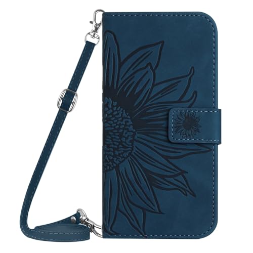 Étui clapet iPhone 16 bleu encre idéal pour organiser vos sorties urbaines