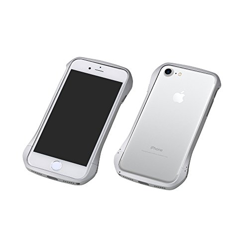 Deff ディーフ アルミバンパー iPhone 8 plus / 7 plus 対応 Cleave Aluminum Bumper Limited Edition シルバー/シルバー