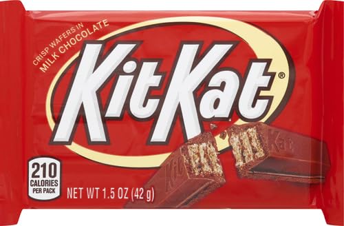 Image of KIT KAT Milk Chocolate Wafer, Easter Candy Bar, 1.5 oz (Pack of 5)