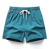短パン メンズ ショートパンツ スポーツパンツ ランニングショーツ 速乾性 接触冷感 フィットネスパンツ 調整可能 スポーツウェア 水着 メンズ 海パン 通気 水陸両用 トレーニングウェア ファスナーポケット付き L 青