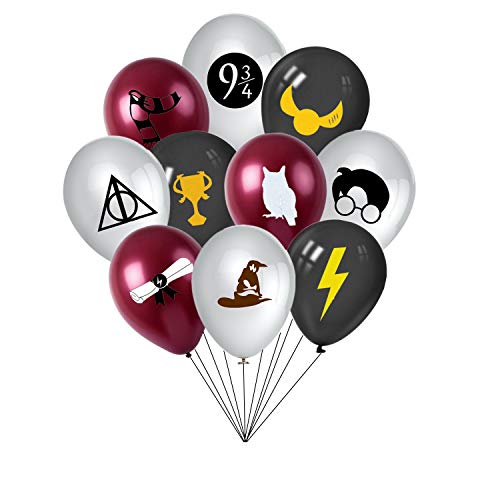 30PCS Magic Wizard School Birthday Party Balloons for Kids Potter Party Decorations Supplies