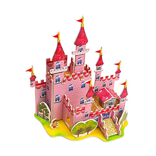 Colcolo Papel Cartón Mini Casa Rompecabezas Artesanía Creativo DIY Juguete Modelo de construcción...