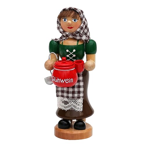 Dekohelden24 521393 Räucher Glühweinfrau mit rauchenden...
