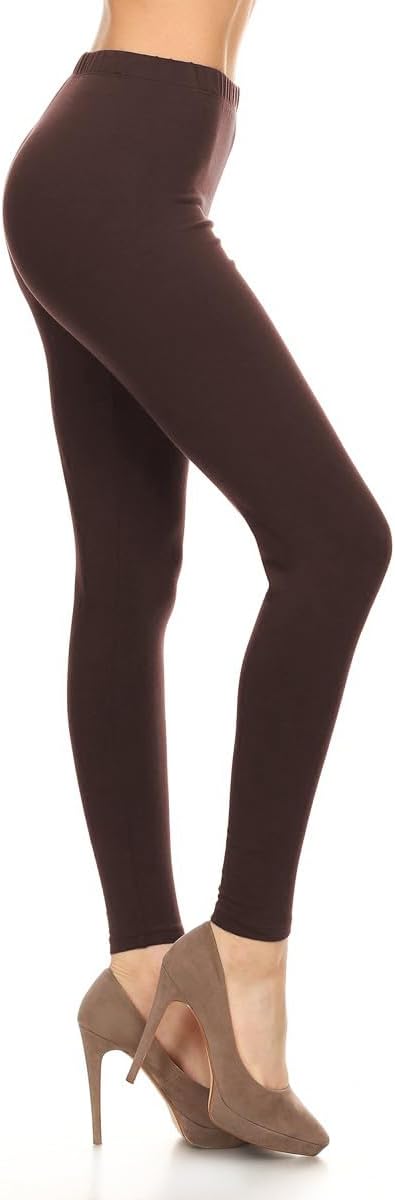 Leggings Depot Women's Cotton Leggings