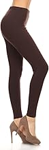 Leggings Depot Soft High Waisted Women's Cotton Leggings - Made in USA