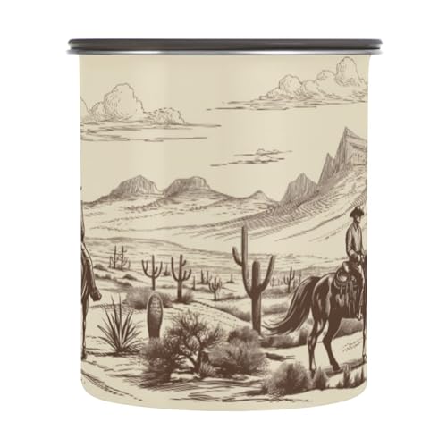Envase hermético de acero inoxidable para café 900ml