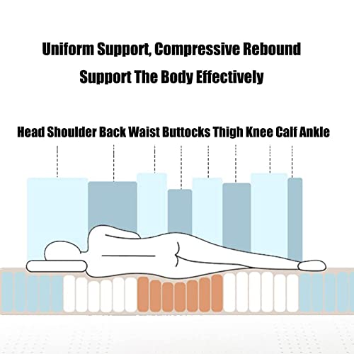 YIbing Futon matras, super Japanse vloermatras, 10 cm vouwen dikker Tatami vloermat draagbaar, camping matras slaapmat vloer lounge bank, matrassen futon, E6,150 x 200 cm - Afbeelding 8