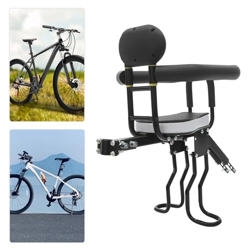 GDSKR Fahrrad Kindersitz Vorne, Verstellbare Kinderfahrradsitz, Kinder Sitz Fahrradsitz Vorne Montiert, Mountain Bike Fahrrad Kindersitz 40kg, für Mountainbikes, Citybikes, Falträder