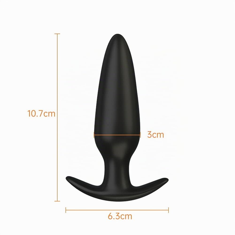 Plug Anal Vibrador Con 10 Modos De Vibración Vibrador Anal Con Mando a Distancia Plug Anal De Silicona Suave Masajeador De Próstata Para Hombres, Mujeres Y Parejas (S)