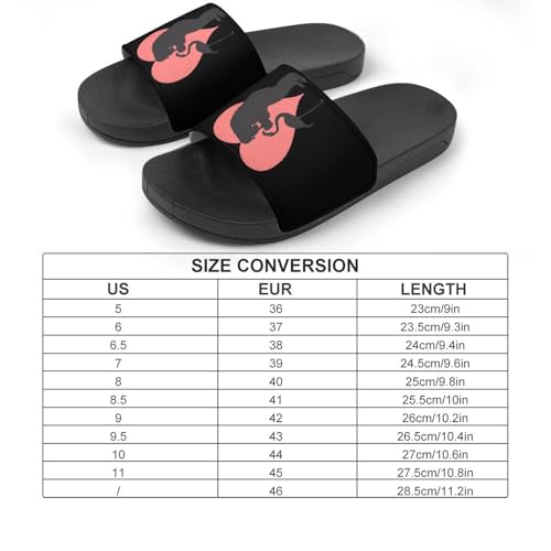 Bigfoot And Flamingo Friendship House Sandals Non-Slip Bathroom Slippers Beach Summer Shoes for Men Women2