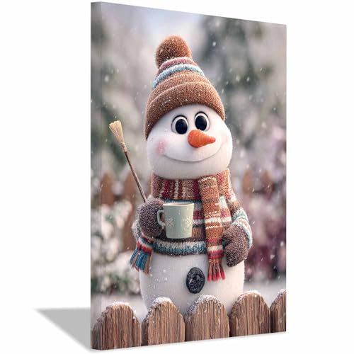 Tableau sur toile impression HD blanc188 décoration murale festive 40x60cm