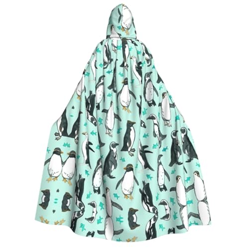 Cape de cosplay pingouins 140cm costume médiéval unisexe adulte
