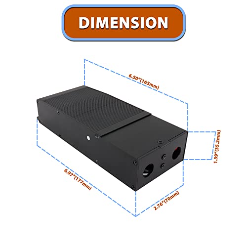 Image of Dimmable LED Driver 40-Watt 24 Volt DC, Electronic LED Power Supply Transformer 1.66A Rated Current, 120-277VAC, For LED Strip Light, Kitchen - Compatible with Lutron and Leviton dimmers