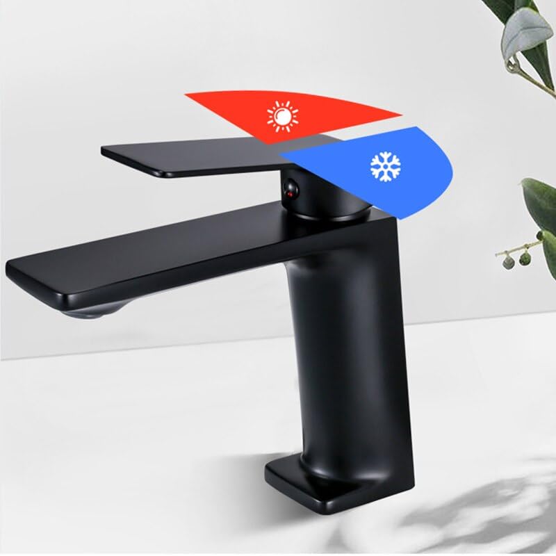 Robinet de lavabo eau chaude et froide avec mitigeur monotrou précis - 3
