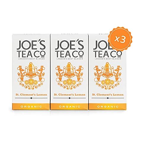 Joe's Tea Co. St. Clement's Lemon (3x15ct) - Organic Citrus Tea Cover