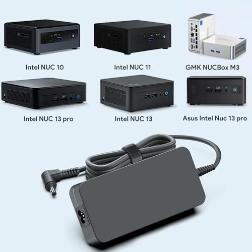 KFD 120W Ladegerät Netzteil für Intel NUC 13 14 10 11 12 pro Kit Mini PC FSP FSP120-ABBN2 FSP120-ABBN3 R FSP120ABBN2 Barebone Mini ITX PC NUC6i7KYK Asus PN64 Beelink SER9 Ladekabel Netzadapter – Ansicht 7