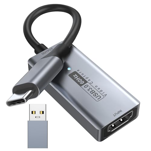 NEWHOPE 4K HDMI to USB C 3.0 Capture Card