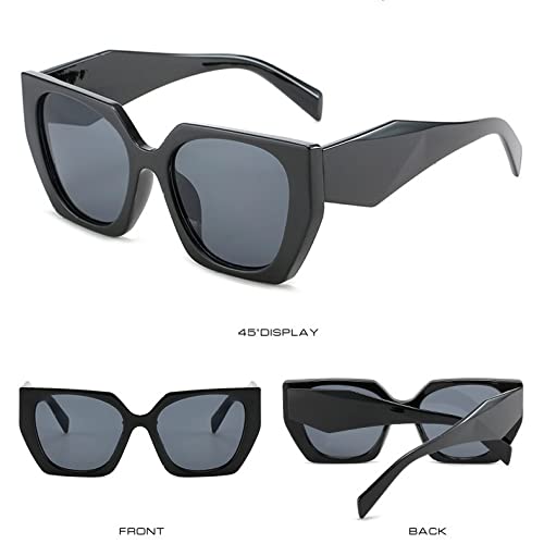 Retro Polygon Cat Eye Sunglasses Women Sunglasses Vintage Gradient Shades UV400 Men Sun Glasses4