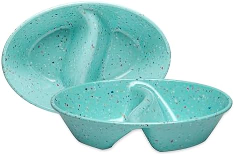 3 Pack - Just Crunch Anti-Soggy Cereal Bowl - Keeps Cereal Fresh & Crunchy | BPA Free | Microwave Safe | Ice Cream & Topping, Yogurt & Berries, Fries