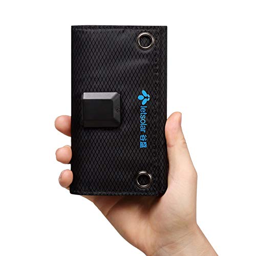 DECDEAL MS9 Carregador solar portátil Painel de carregamento solar dobrável IPX4 Camping Sun Power C