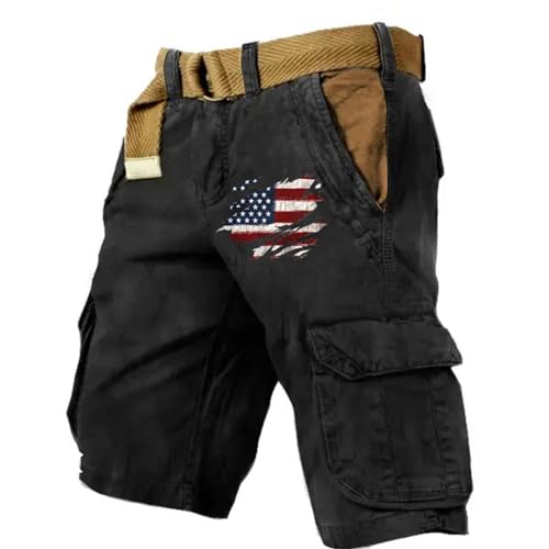 Short cargo pour homme coupe décontractée ample pour un confort quotidien 5XL