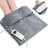 Foot Warmer, Electric Heated Foot Warmers for Men and Women, Auto Shut Off Foot Heating Pad with 6...