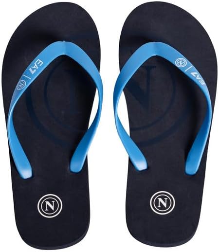 SSC NAPOLI Flip Flops 2024/2025, Plain, Adult, Navy, 40