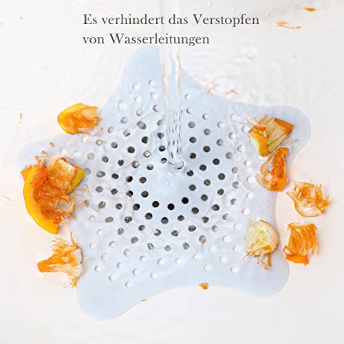 6 Pezzi Filtri per Vasca da Bagno Filtro di