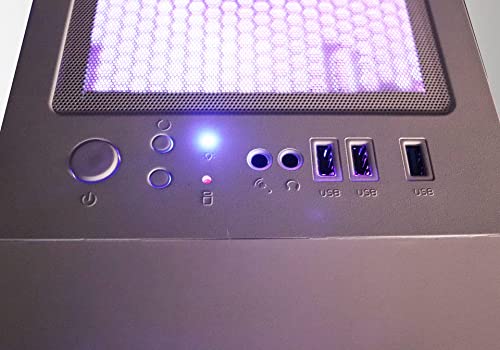 Viprtech Flurry Gaming Pc Desktop Computer - Amd Ryzen 5 (12-Lcore), Amd Radeon Rx 560 4Gb, 8Gb Ddr4 Ram, 1Tb Hdd, Wifi, Rgb Lighting, Windows 10 Pro, 1-Year Warranty #TOP4