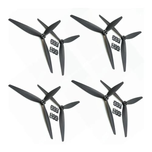 Hélice à 3 pales 13x8 pouces 5mm de rechange pour drone RC et moteur sans balais