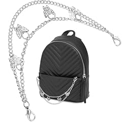 Silver, Butterfly Double Chain, 1pcs