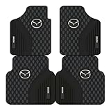 Woniyal Alfombrillas Coche Compatibles con para Mazda 3 BP 2019-2023 2024, Set Completo Impermeables Antideslizantes Protección Interior Accesorios Auto Negro