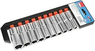 Hilka 01041002 1/2-inch Pro Craft Deep Metric Socket Set