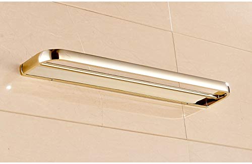Preisvergleich Produktbild Europäischen Stil Luxus Messing Doppel Handtuchhalter Rechteck Wand Handtuchhalter Badzubehör 59 cm, Gold