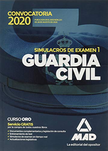 Portada de Guardia civil. Simulacros de examen 1