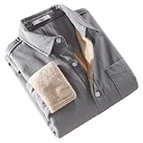【Design】Unsere Flanelljacke für Herren verfügt über ein stilvolles Karomuster, einen durchgehenden Reißverschluss für einfaches An- und Ausziehen, schließt die Wärme ein, während Sie sie tragen, und eine mit Fleece gefütterte Kapuze mit verstellbarem Kordelzug für Wärme. Zwei Brusttaschen und zwei Seitentaschen bieten reichlich Stauraum und Wärme für Ihre Hände