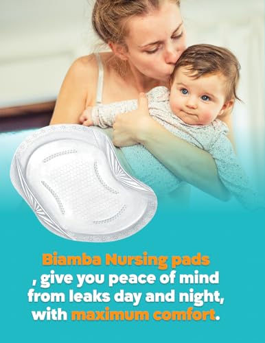 60-Pack Disposable Nursing Pads for Breastfeeding - Ultra Thin Breast Pads for Leaking Milk Disposable with 3D Absorption & Leak Protection, Individually Wrapped, Day & Night Nursing Essentials - Image 4