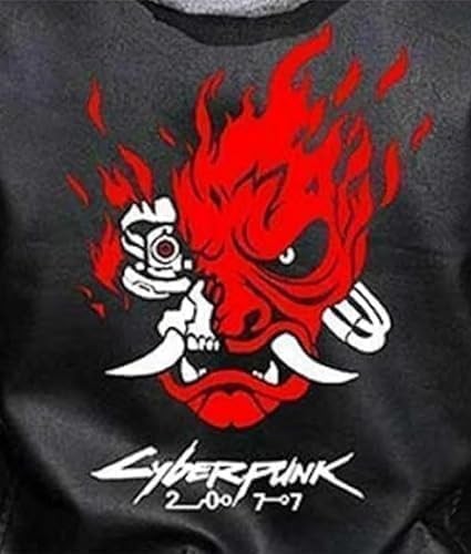 Men's Hooded Leather Jacket, Samurai Devil Halloween Style3