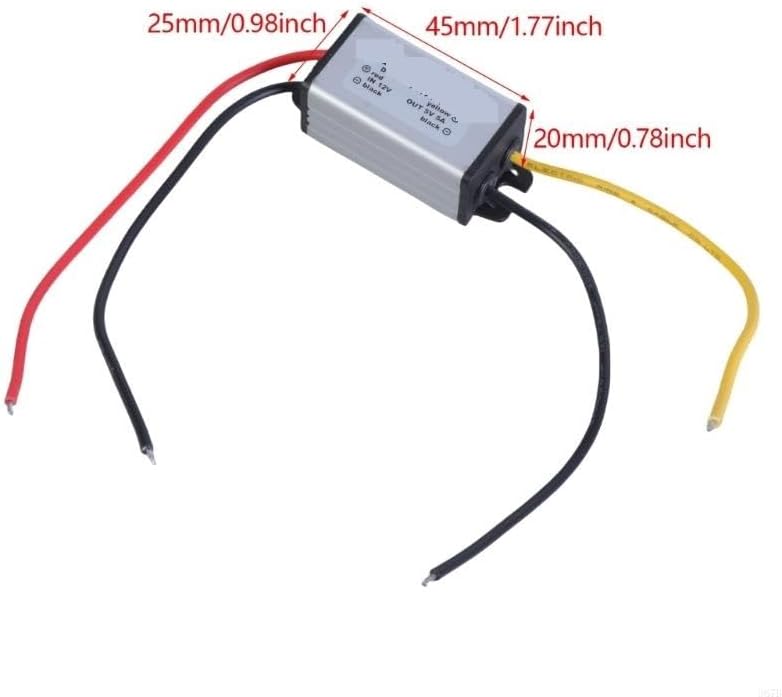 12V to 5V 5A 25W Buckk Charging Converters Step Down Converters for Battery 367B